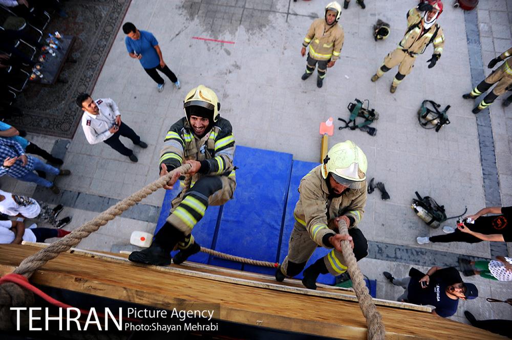 مسابقه عملیاتی ورزشی آتش نشانان تهران 38