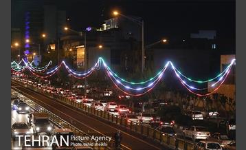 آذین بندی خیابان آزادی به مناسبت نیمه شعبان  7