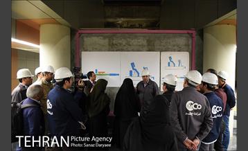 بازدید اعضا شورای شهر تهران از خط ۶ مترو 11