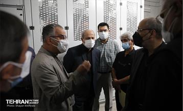 بازدید اعضای کمسیون حمل و نقل شورای اسلامی شهر از ایستگاه مترو شهید رضایی 25