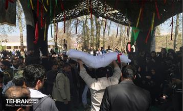 تشییع پیکر پاک و مطهر شهید گمنام در فدراسیون تیراندازی 2