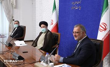 دیـدار شـهردار و معاونین شهرداری تهران با رئیس جمهور 1