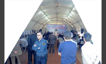 مراسم کلنگ زنی احداث اولین مرکز بازیافت پسماندهای ساختمانی و عمرانی آبعلی 24