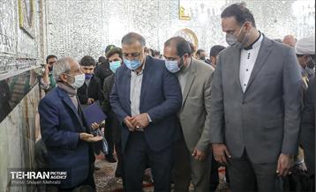 حضور شهردار تهران در حـرم حضرت عبدالعظیم حسنی (ع) 26