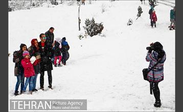تفریحات برفی مردم پایتخت 2