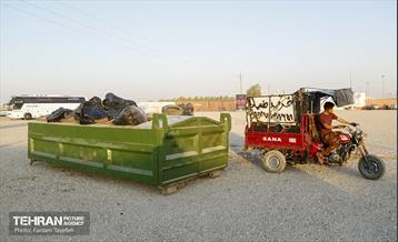 خدمات رسانی شهرداری منطقه 5 در پایانه مرزی مهران 27