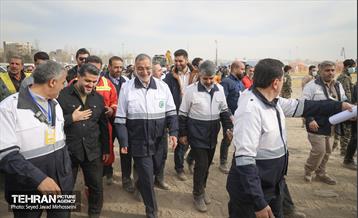 تمرین سراسری زلزله در بوستان ولایت 5