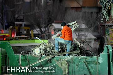 پنجمین روز آواربرداری ساختمان پلاسکو 12