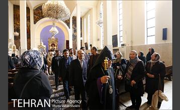 دیدار شهردار منطقه شش از کلیسای سرکیس مقدس