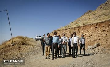 بازدید مدیر کل حریم شهرداری تهران از منطقه 5