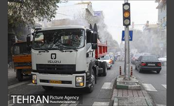 عملیات ضد عفونی معابر شهری منطقه 17 7