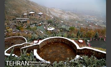 بارش پاییزی برف در ارتفاعات بوستان کوهستانی آبشار تهران‎ 39