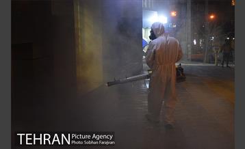 ضدعفونی معابر توسط سازمان آتش نشانی  19