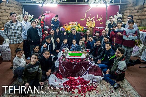 برنامه شب یلدا همراه شهردار تهران در موسسه خیریه بهشت امام رضا(ع) 27