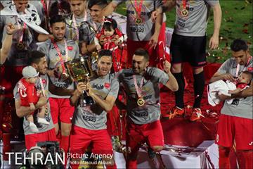 جشن قهرمانی تیم فوتبال پرسپولیس