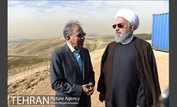 افتتاح پروژه1200 هکتاری کمربند سبز شهر تهران با حضور دکتر روحانی 15