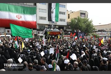 تشییع پیکر شهید اسماعیل هنیه در تهران - 2 27