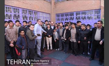 دیدار دکتر قالیباف از مدرسه استثنایی توحید 13