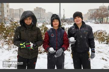 روز برفی تهران - 3 18