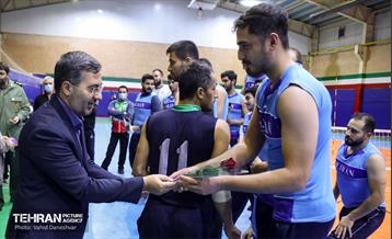 بازدید شهردار منطقه ۱۷ از اردوی تیم ملی والیبال نشسته 17