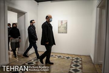 بازدید شهردار منطقه شش از نمایشگاه تهران از منظر هنرمندان 17