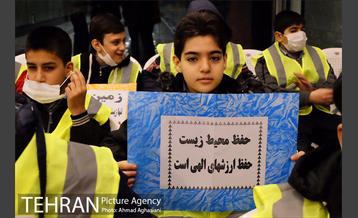 اجرای برنامه تاتر ترافیکی برای کودکان و دانش آموزان در مترو  راه آهن 28