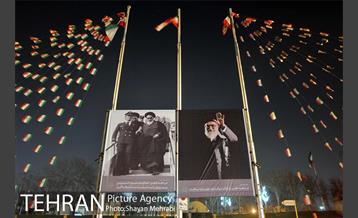 96-11-21 آذین بندی خیابان ها به مناسبت 22 بهمن 1