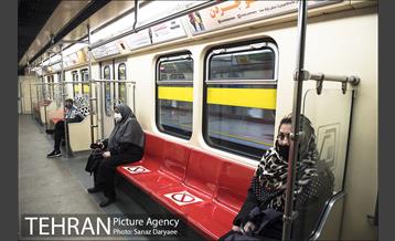 طرح فاصله گذاری اجتماعی در مترو تهران 29