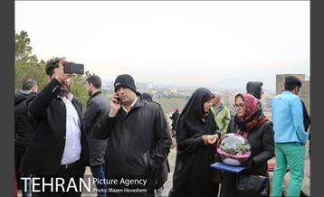 آیین غرس پنچ هزار اصله نهال در اراضی جنگل لویزان 35