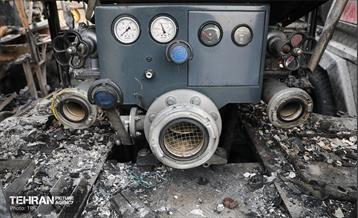 خسارات وارده به خودروهای آتش نشانی شهر تهران 26