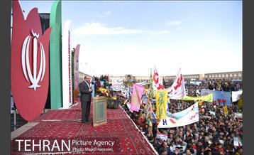 حضور دکتر قالیباف در راهپیمایی 22 بهمن 11