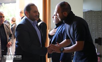 حضور شهردار تهران در مراسم ترحیم جانباز شهید محمد سرتیپی