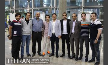 استقبال از علی رضا فغانی داور مسابقات جام کنفدراسیون ها