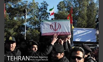 تشییع شهدای آتش نشان با حضور مردم در بهشت زهرا(س)  13