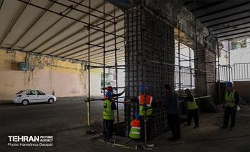 تعمیرات پل تقاطع بزرگراه یادگار امام(ره) با خیابان ستارخان 3