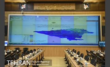 حضور شهردار تهران در مرکز فرماندهی و ستاد مدیریت بحران شهر تهران 9