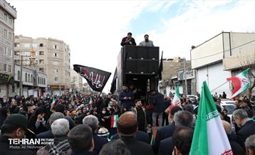 مراسم تشییع شهیده فائزه رحیمی 3