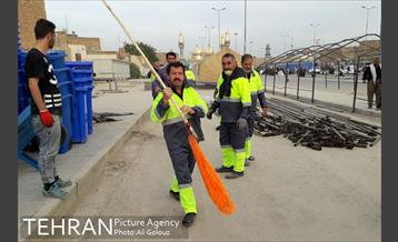 اقدامات شهرداری منطقه 21 در کاظمین برای زائران 11