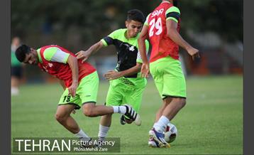 تمرین تیم فوتبال سایپا  تهران 11