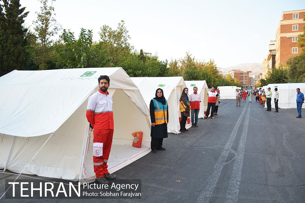 مانور زلزله امن و اسکان اضطراری منطقه 5 1