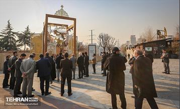 مراسم رونمایی از سازه حجمی عروج 7