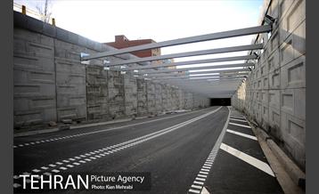 زیرگذر استاد معین قبل از افتتاح 22