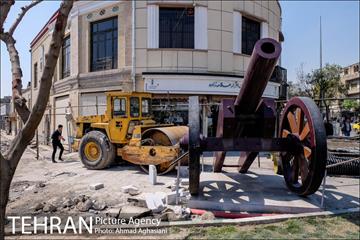 پروژه سنگ فرش میدان بهارستان  7