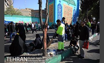خدمات شهرداری تهران در مراسم پیاده روی جاماندگان حسینی (ع) 8