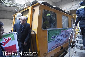 بازدید شهردار تهران از بخش میانی خط 7 مترو 7