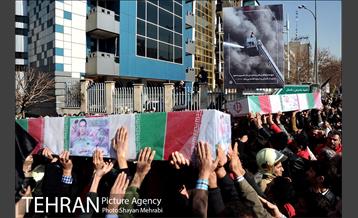 تشییع شهدای آتش نشان با حضور مردم  23