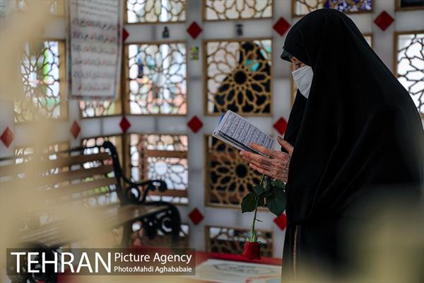 غبارروبی مزار شهدای گمنام فدک 11