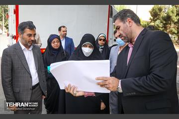 بازدید نرگس معدنی پور از منطقه 17