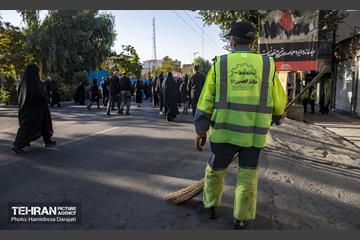 خدمت رسانی شهرداری تهران در راهپیمایی جا مانده های حسینی  5