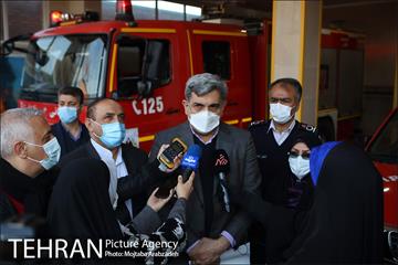 آیین افتتاح از سه ایستگاه و رونمایی از تجهیزات جدید سازمان آتش نشانی 40